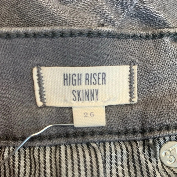 Madewell High Rise Skinny Jeans in Gray Dusty Wash Women’s Size 26 - Picture 9 of 11